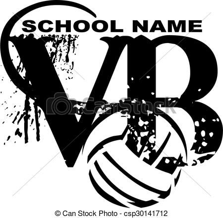 Vector Volleyball Clipart 450x440 Vector Volleyball Clipart