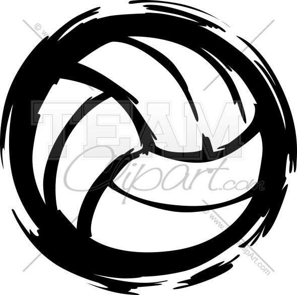 Volleyball Clipart Image Easy To Edit Vector Format Silhouette 590x585 Volleyball Clipart Image Easy To Edit Vector Format Silhouette