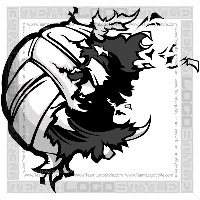 Volleyball Exploding Clip Art 800x800 Volleyball Exploding Clip Art