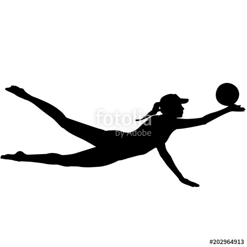 Woman Beach Volleyball Silhouette, Female Beach Volleyball Clipart 500x500 Woman Beach Volleyball Silhouette, Female Beach Volleyball Clipart