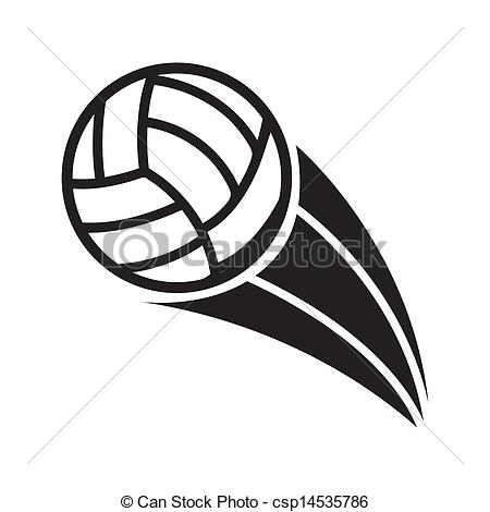 Flying Volleyball Clipart 450x470 Flying Volleyball Clipart