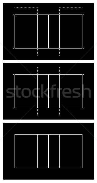 319x600 Set Of Different Volleyball Court Vector Illustration Ioana