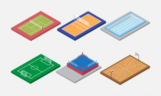 626x375 Volleyball Court Vectors, Photos And Free Download