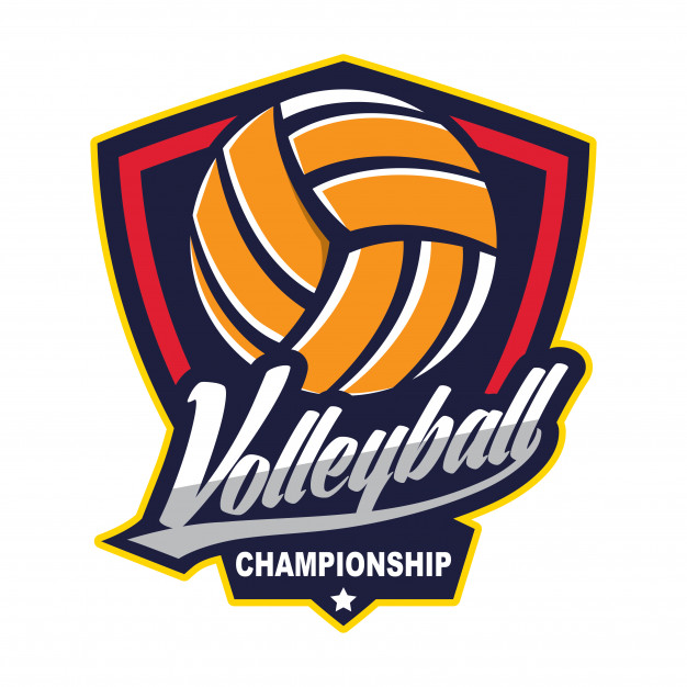 626x626 Volleyball Design Badge, American Logo Vector Premium Download