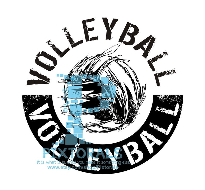 794x737 Volleyball Logo Png And Formats As Vector Sports Etsy