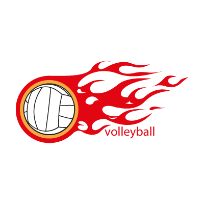 400x400 Volleyball Vector Logo