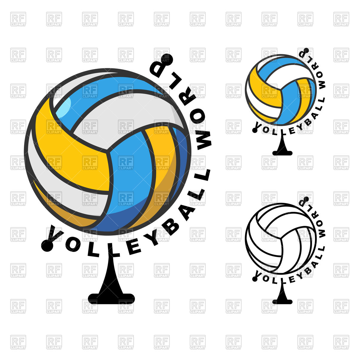 1200x1200 World Volleyball Logo Vector Image Of Icons And Emblems