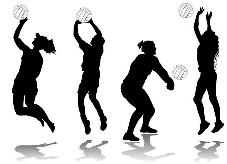 Volleyball Player Vector at Vectorified.com | Collection of Volleyball ...