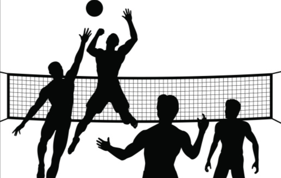 903x573 Art Illustrations Volleyball Silhouette