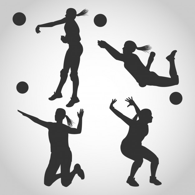 Download Volleyball Silhouette Vector at Vectorified.com ...