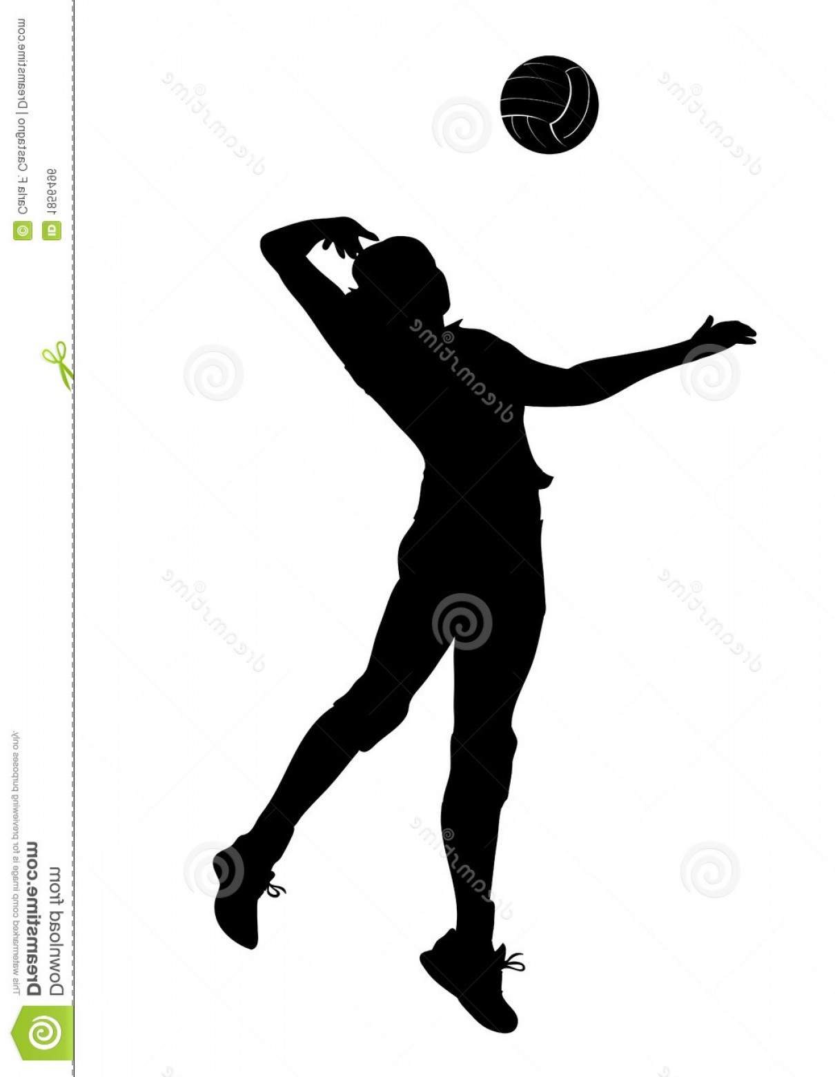 1210x1560 Female Volleyball Silhouette Vector Newwaysys