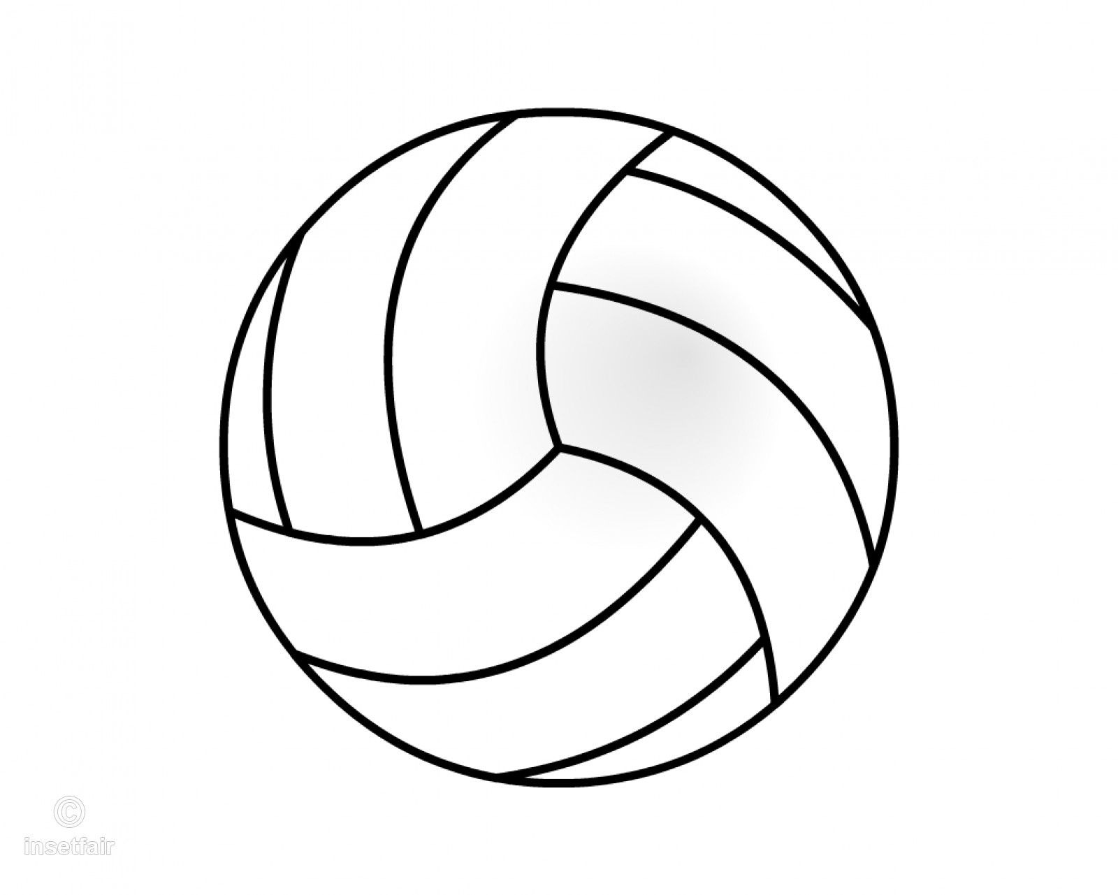 1600x1281 Summer Volleyball Vector Clipart