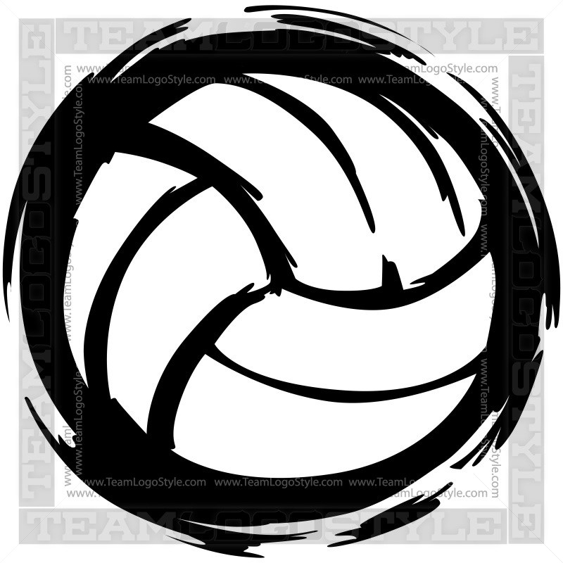 800x800 Vector Volleyball