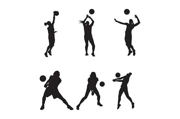 580x386 Volleyball Vector Logo Graphic