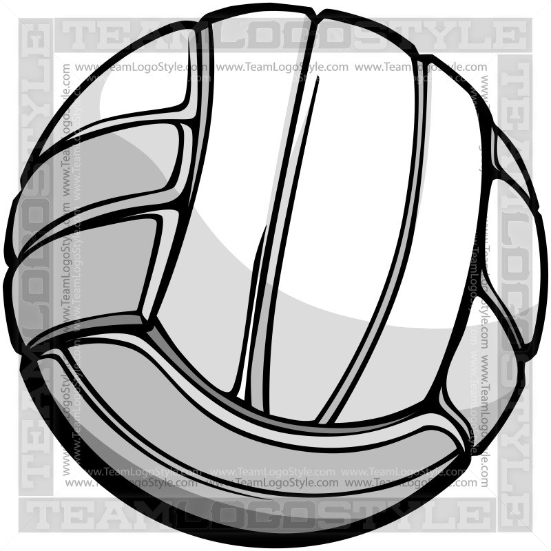 800x800 Vector Volleyball