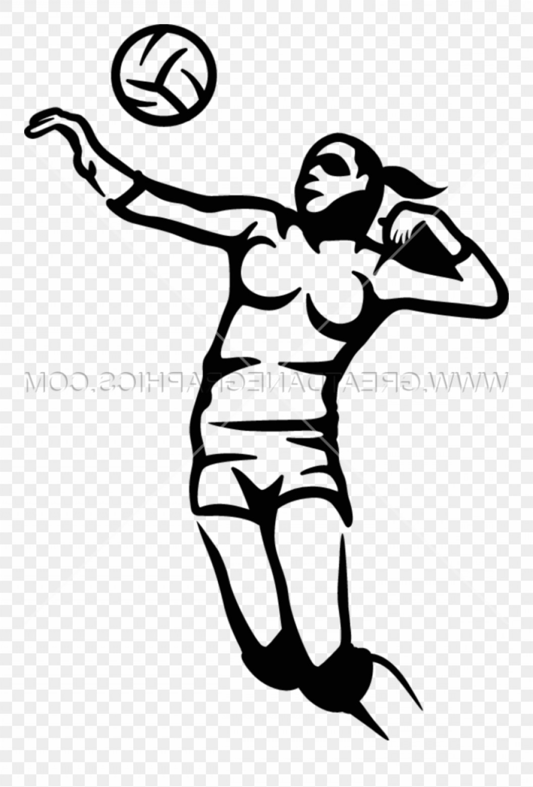 1056x1561 Volleyball Vector Clip Art Lamaison