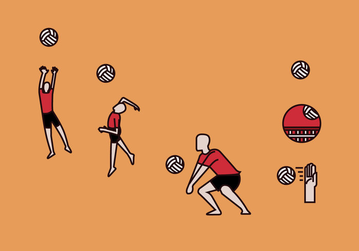 700x490 Volleyball Vector Illustrations Free Vectors Ui Download