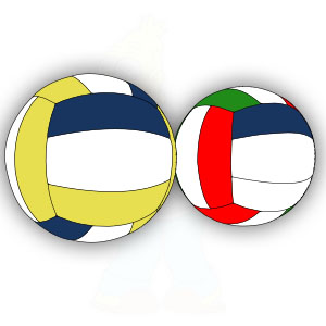 300x300 Free Vectors Volleyball Vector Free