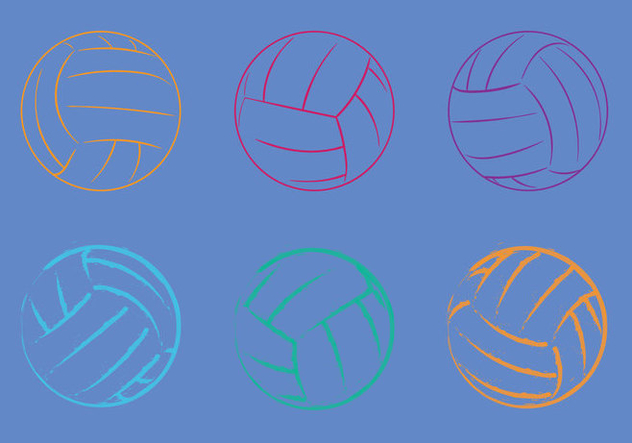 632x443 Free Volleyball Vector Illustration Free Vector Download