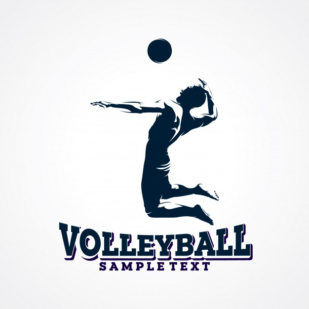 626x626 Volleyball Vector Logo, Premium Silhouette Vector Vector Premium