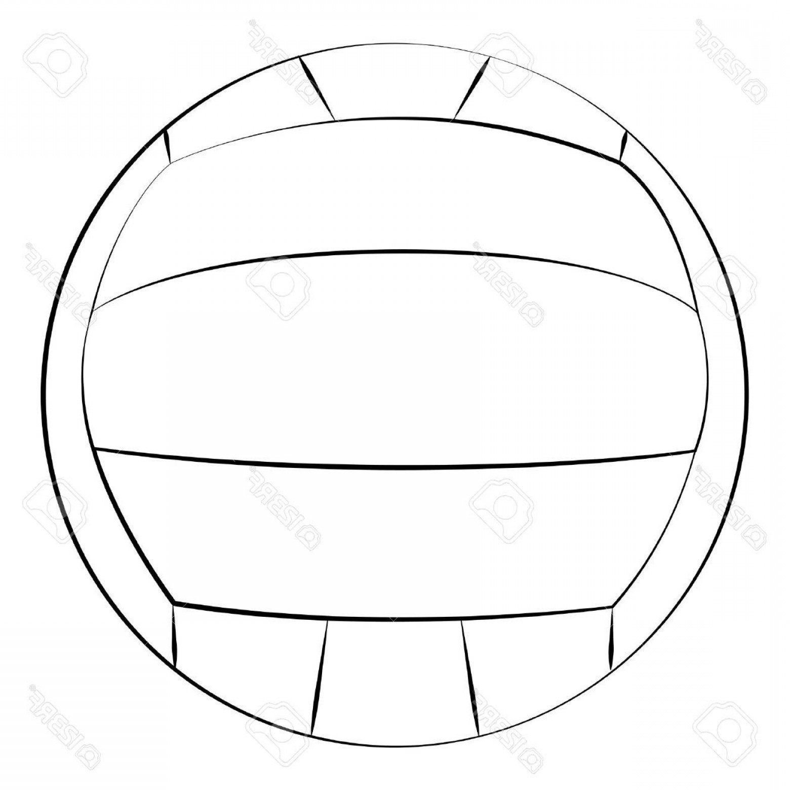 1560x1560 Photoblack Outline Vector Volleyball On White Background Soidergi