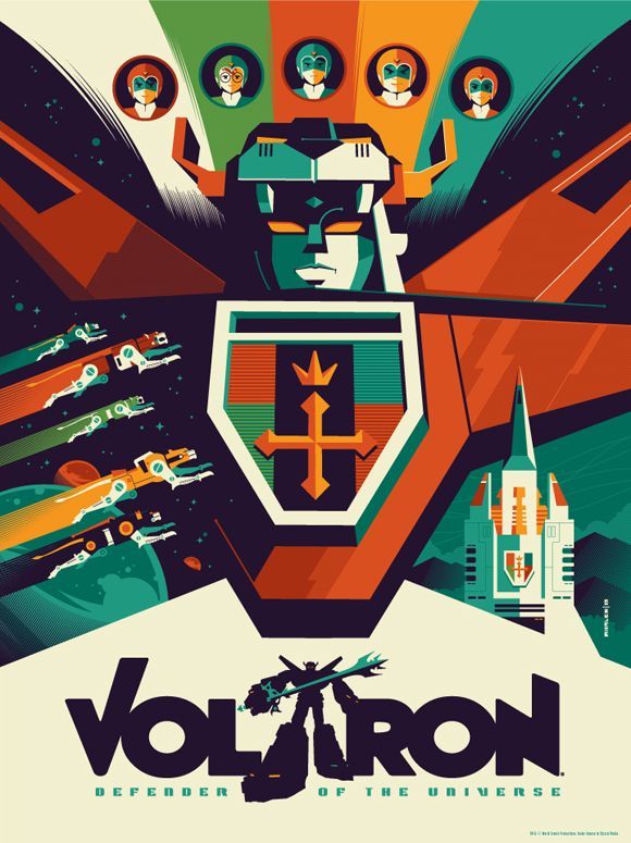 580x775 Voltron Vector Art Poster