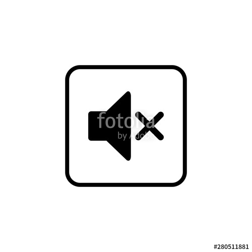 500x500 Speaker Icon Vector Volume Icon Loudspeaker Icon Vector Stock