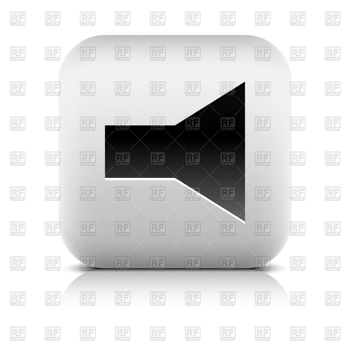 1200x1200 Button With Loudspeaker Symbol