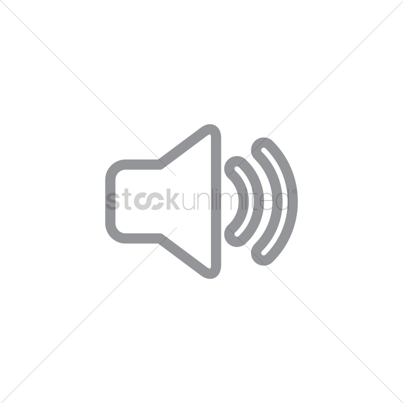 1300x1300 Volume Icon Vector Image
