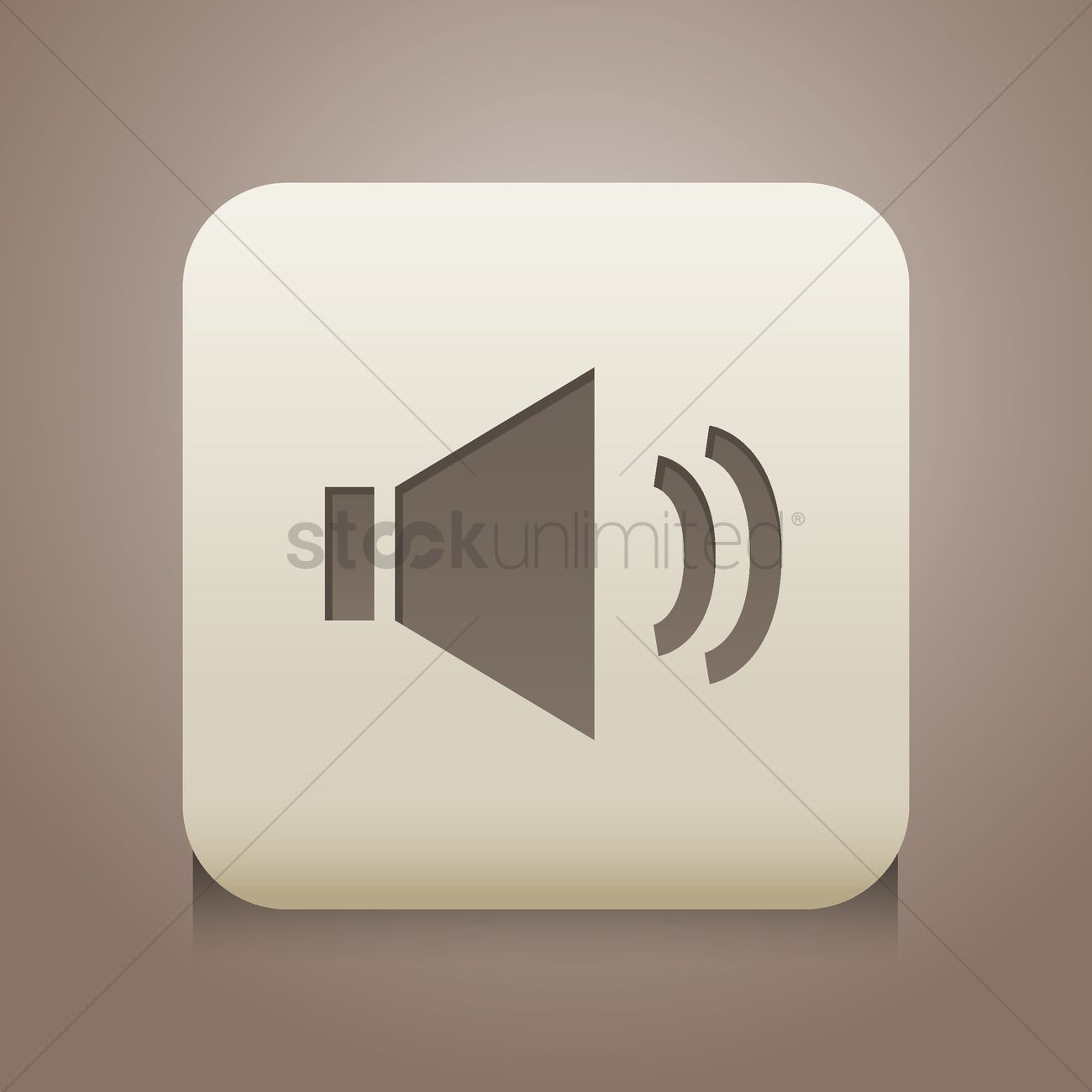 1300x1300 Free Volume Icon Vector Image