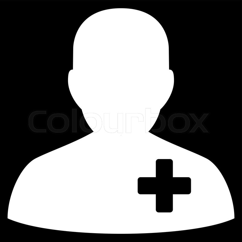 800x800 Medical Volunteer Vector Icon Style Stock Vector Colourbox