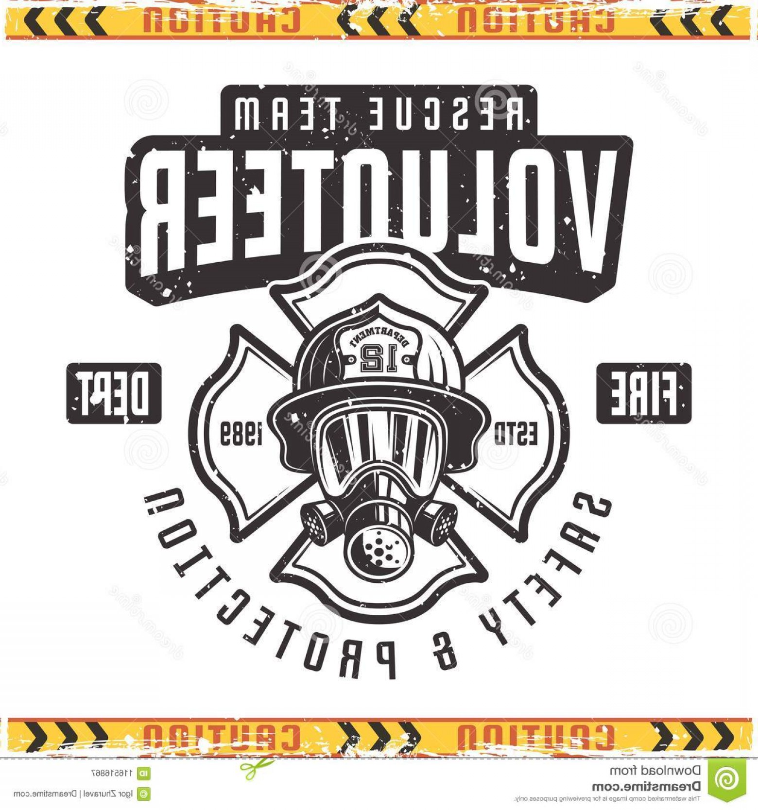 1560x1668 Volunteer Vector Retro Emblem Fire Department Volunteer Vector