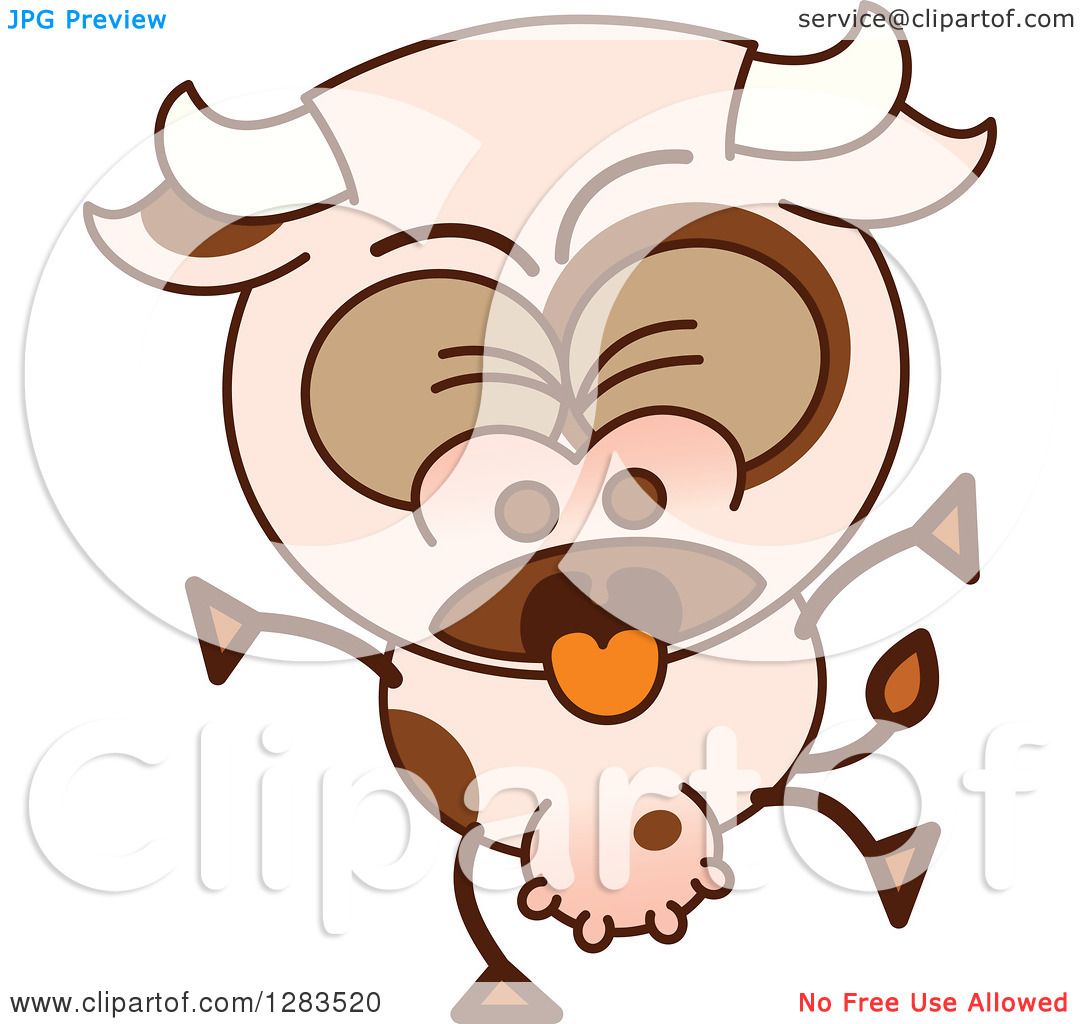 1080x1024 Clipart Of A Vomiting Cartoon Cow