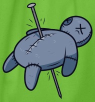 190x204 Magic Voodoo Doll Cartoon Picture Vector Image Cotton Drawstring