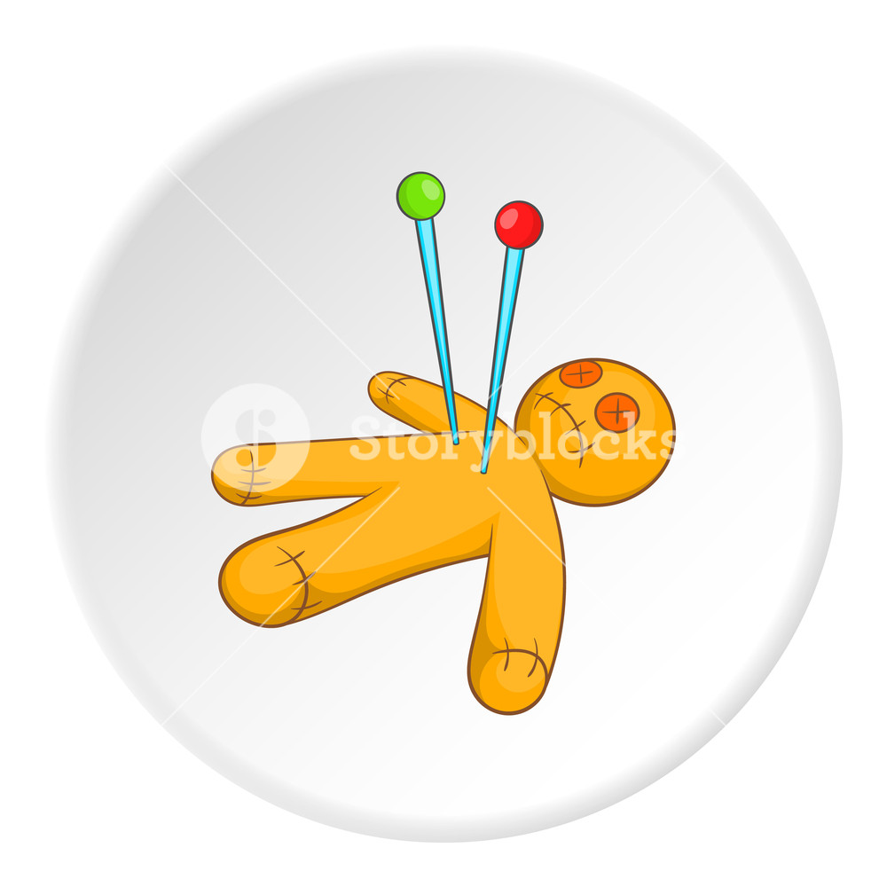 1000x1000 Voodoo Doll Icon Isometric Illustration Of Voodoo Doll Vector