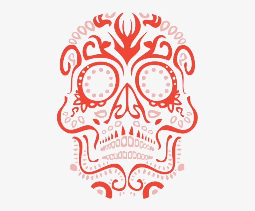 820x680 Sugar Skull Vector
