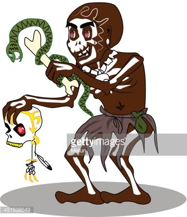 385x446 Voodoo Shaman Vector Premium Clipart