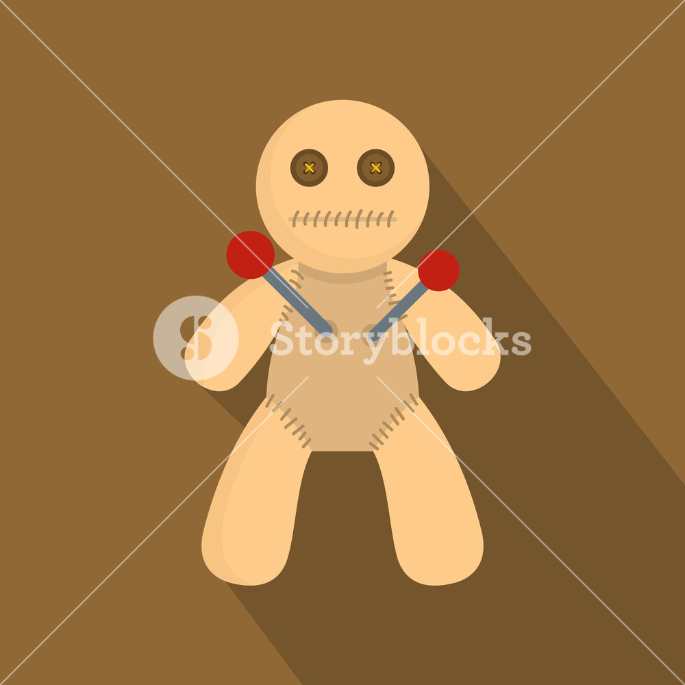 1000x1000 Voodoo Icon Flat Illustration Of Voodoo Vector Icon For Web