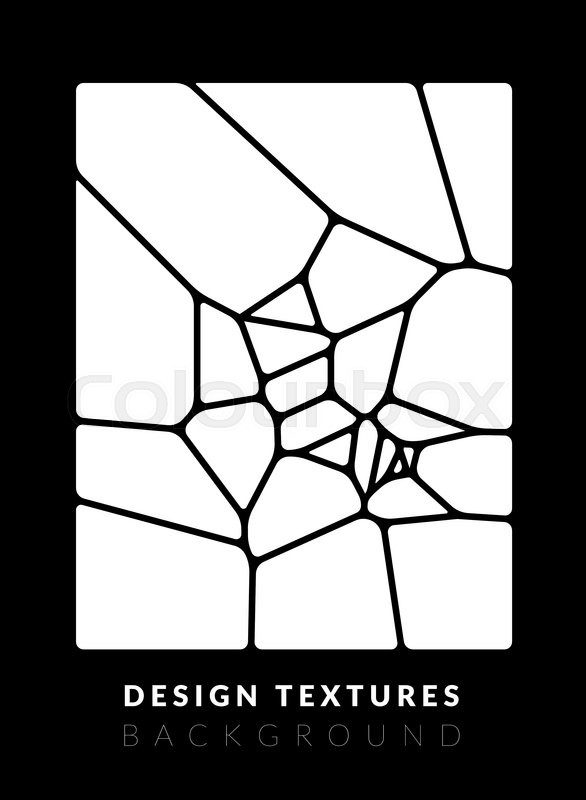 586x800 Abstact Voronoi Design Background Stock Vector Colourbox