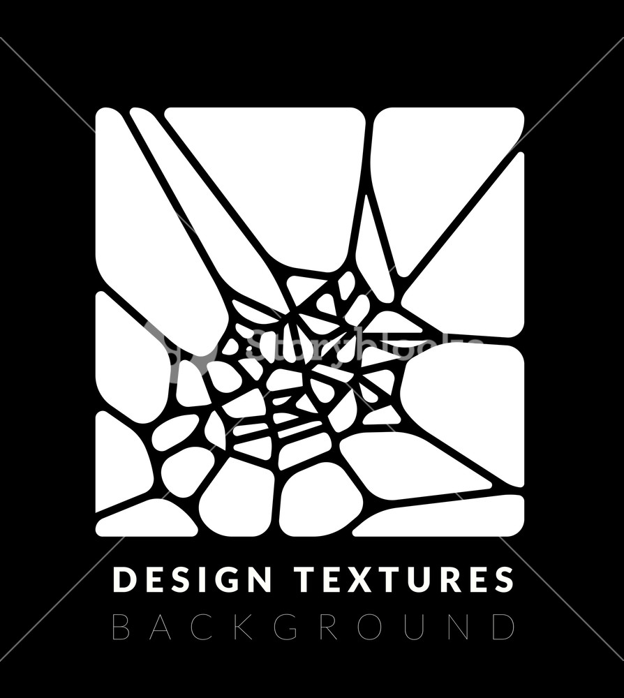 894x1000 Abstact Voronoi Design Background Geometric Vector Illustration