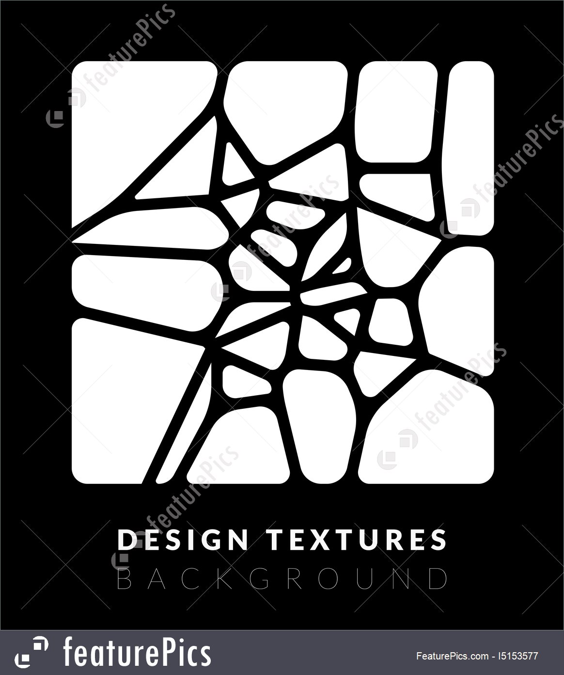 1164x1392 Abstract Voronoi Design Vector Background
