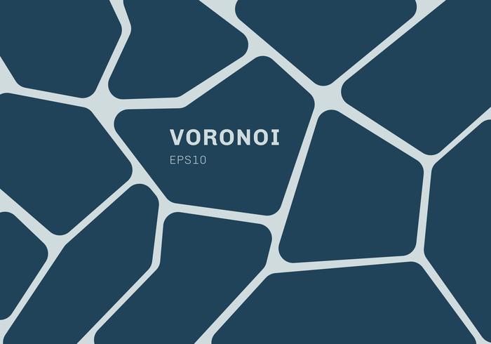 700x490 Abstract Dark Blue Voronoi Diagram Background Geometric Mosaic
