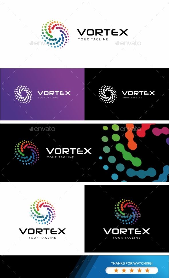 590x969 Vortex Logo Template