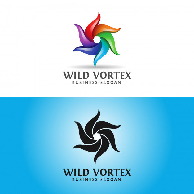 626x626 Wild Vortex Logo Template Vector Premium Download