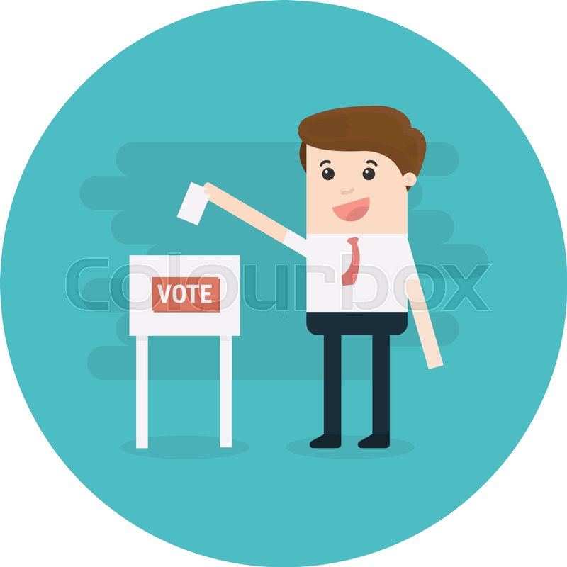 800x800 Vote, Man Voting