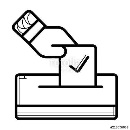 500x500 Vote Icon Vector Stock Image And Royalty Free Vector