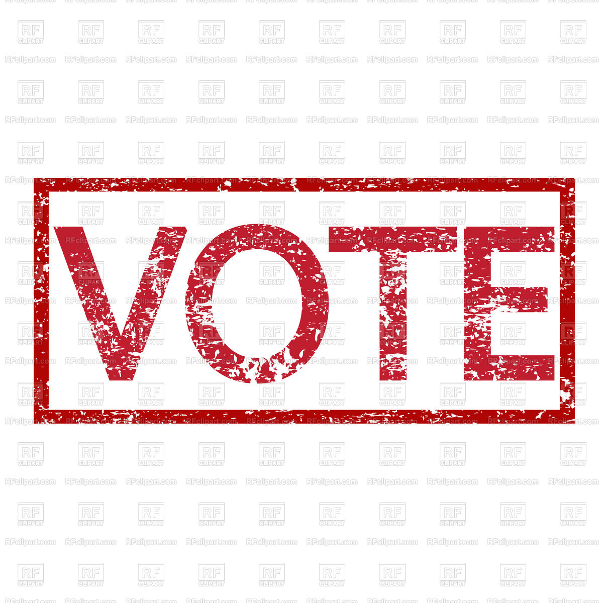 1200x1200 Stamp Text Vote Vector Image Of Fonts Type Tumdee