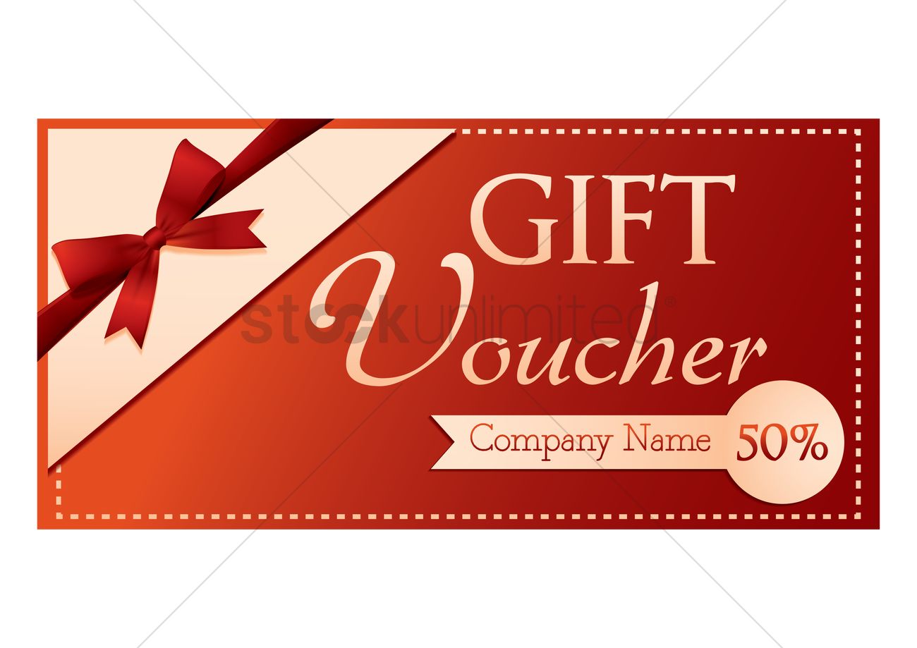 1300x919 Gift Voucher Vector Image