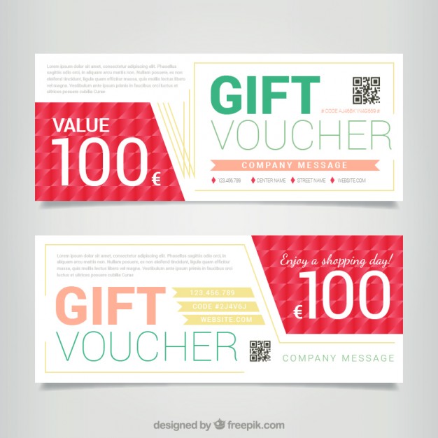 626x626 Modern Gift Voucher Vector Free Download