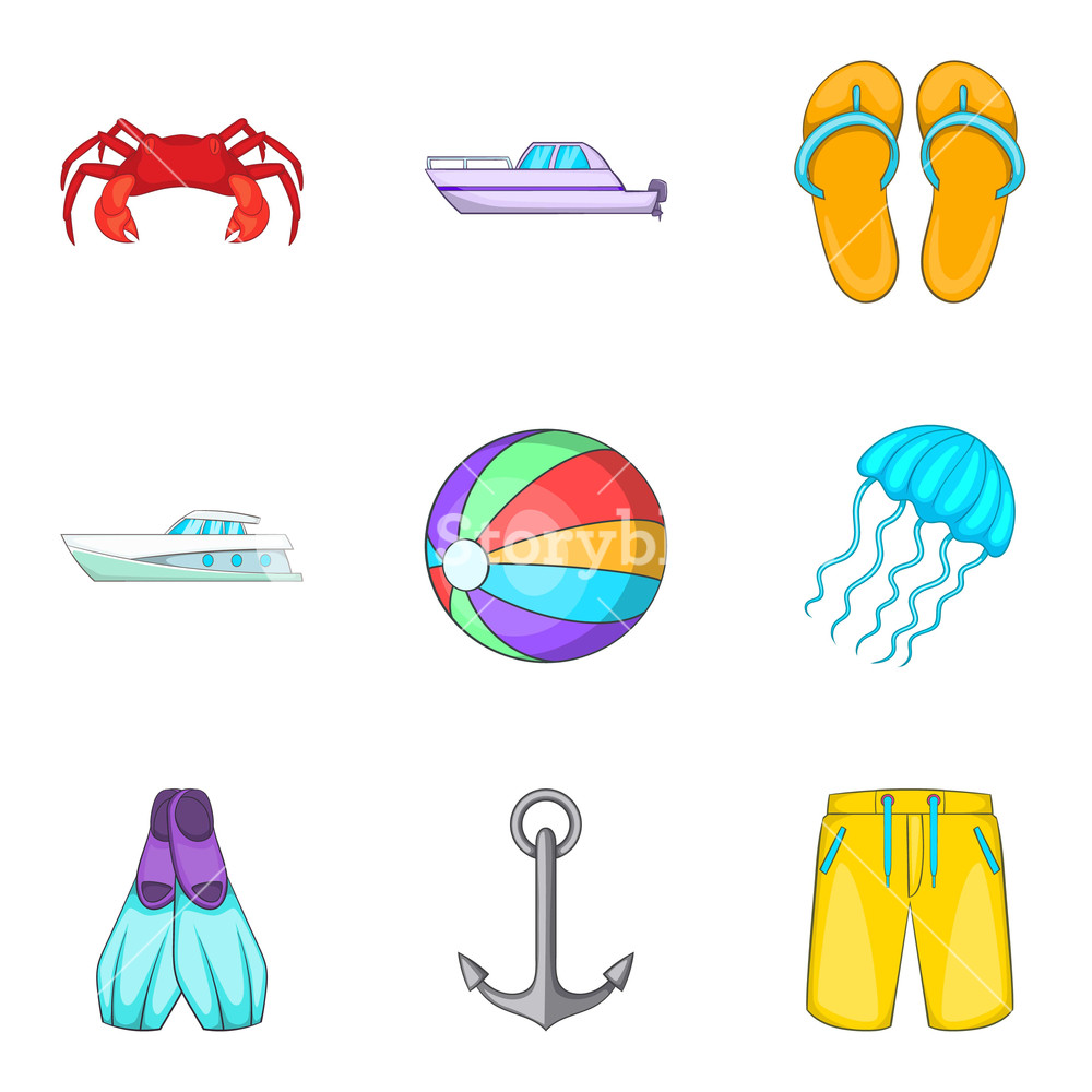 Boat Voyage Icons Set Cartoon Set Of Boat Voyage Vector Icons 1000x1000 Boat Voyage Icons Set Cartoon Set Of Boat Voyage Vector Icons